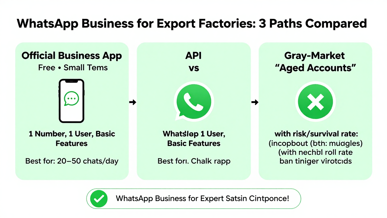 WhatsApp Business for Export Factories: Think Through These 3 Things Before Buying Numbers WhatsApp Business for Export Factories: Think Through These 3 Things Before Buying Numbers