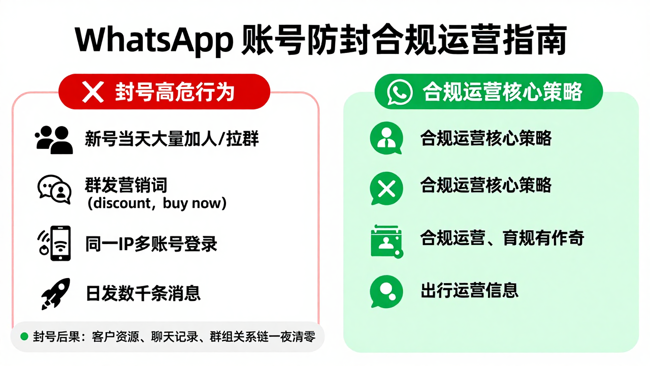 避免 WhatsApp 账号封禁方案,跨境团队必看的合规运营思路 避免 WhatsApp 账号封禁方案,跨境团队必看的合规运营思路
