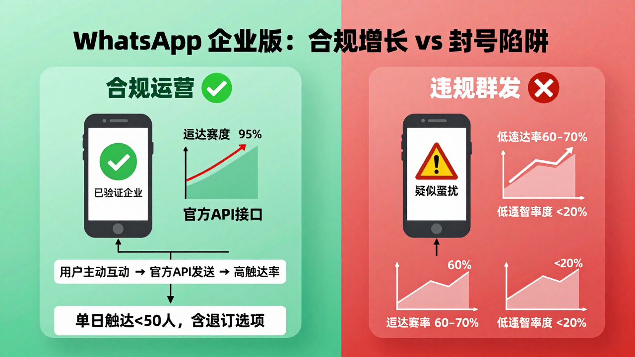 WhatsApp 企业版全新上线:跨境卖家的下一个增长窗口,还是新一轮封号陷阱? WhatsApp 企业版全新上线:跨境卖家的下一个增长窗口,还是新一轮封号陷阱?