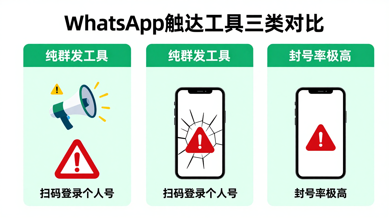 跨境B2B客户WhatsApp触达工具:选型前,先看懂这套行业潜规则 跨境B2B客户WhatsApp触达工具:选型前,先看懂这套行业潜规则
