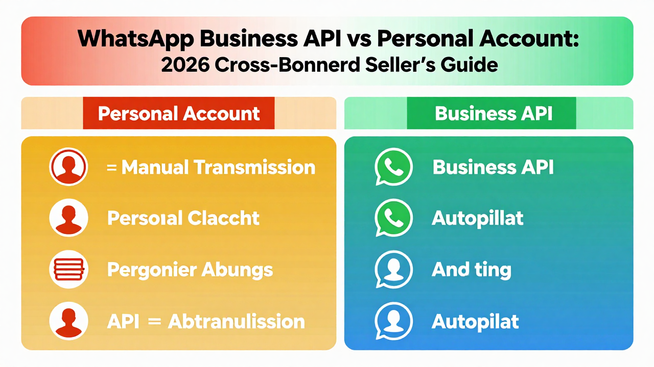 WhatsApp Business API vs Personal Account: The 2026 Cross-Border Seller's Guide to Avoiding Costly Mistakes