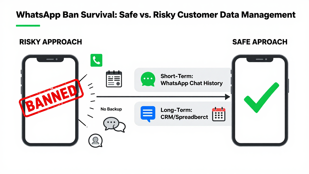How to Keep Customer Data Safe When WhatsApp Bans Your Account How to Keep Customer Data Safe When WhatsApp Bans Your Account