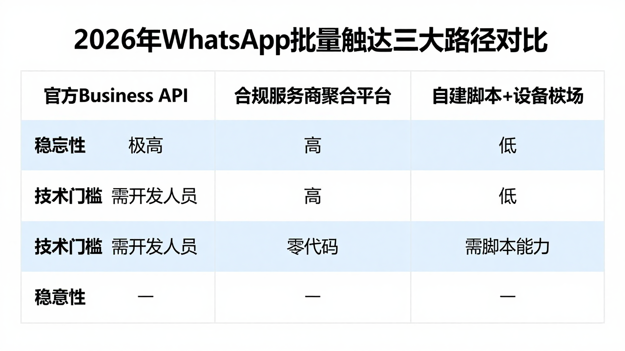 2026 年合规 WhatsApp 批量触达客户:从野蛮生长到精细化运营的生存指南 2026 年合规 WhatsApp 批量触达客户:从野蛮生长到精细化运营的生存指南