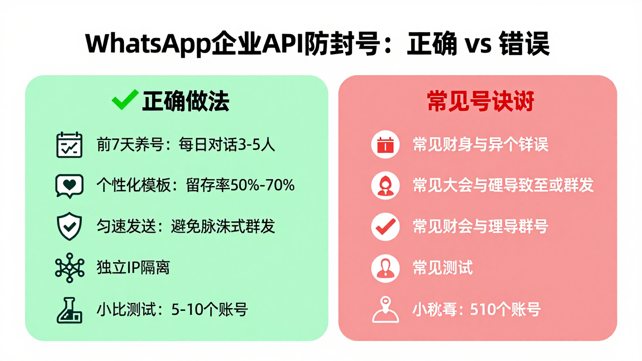 WhatsApp 企业 API 防封号：别被“官方接口”四个字带偏了