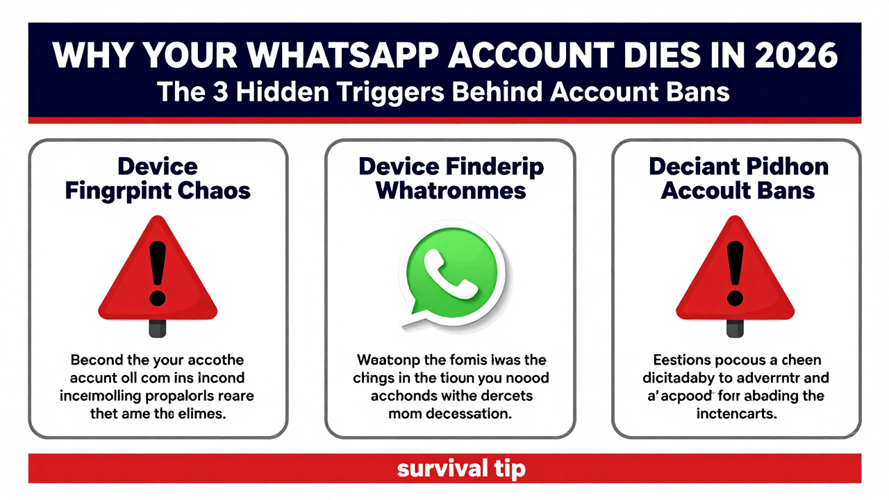Keep Your WhatsApp Account Alive in 2026: Why Your Business Account Keeps Dying Within 90 Days Keep Your WhatsApp Account Alive in 2026: Why Your Business Account Keeps Dying Within 90 Days