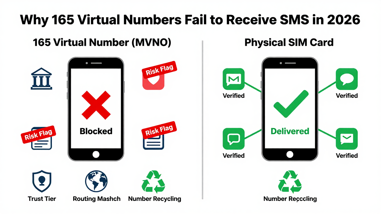 Can't Receive SMS on a 165 Number? The Real Cross-Border Communication Problem in 2026 (and How to Fix It)
