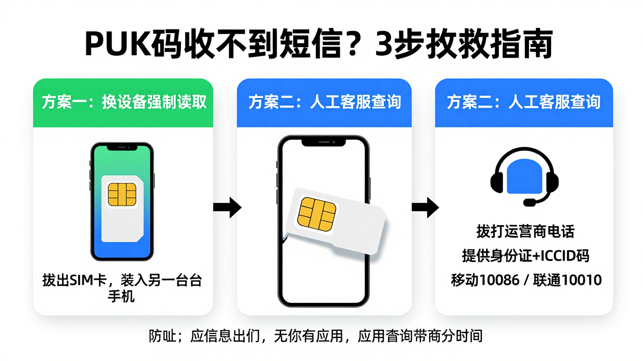 puk码手机接不到短信怎么办?跨境人必看的自救指南 puk码手机接不到短信怎么办?跨境人必看的自救指南