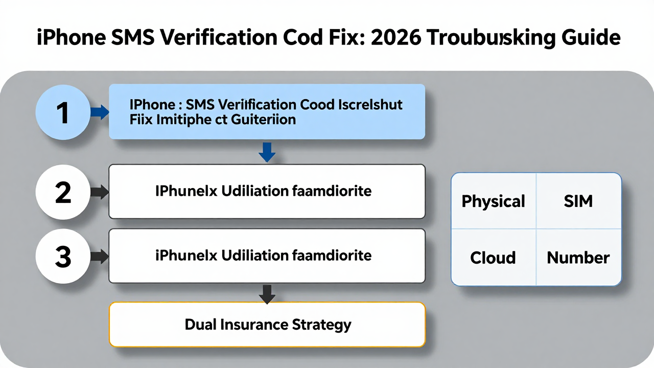 iPhone Not Receiving SMS Verification Codes? The 2026 Cross-Border Seller's Guide to Fixing It
