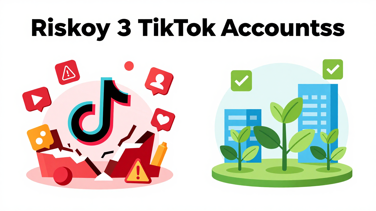 批量采购TikTok账号的三大风险与规避方法